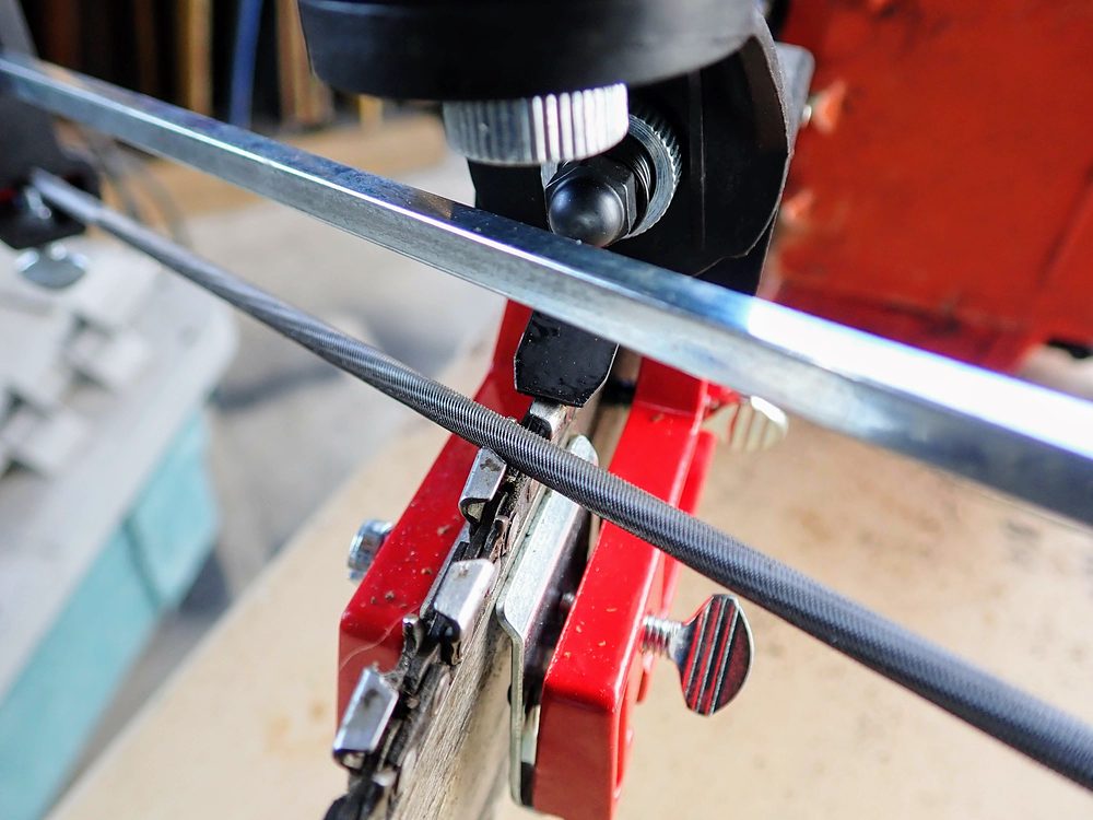 Sk11 チェーンソー目立て機を使ってみた 夏が好き